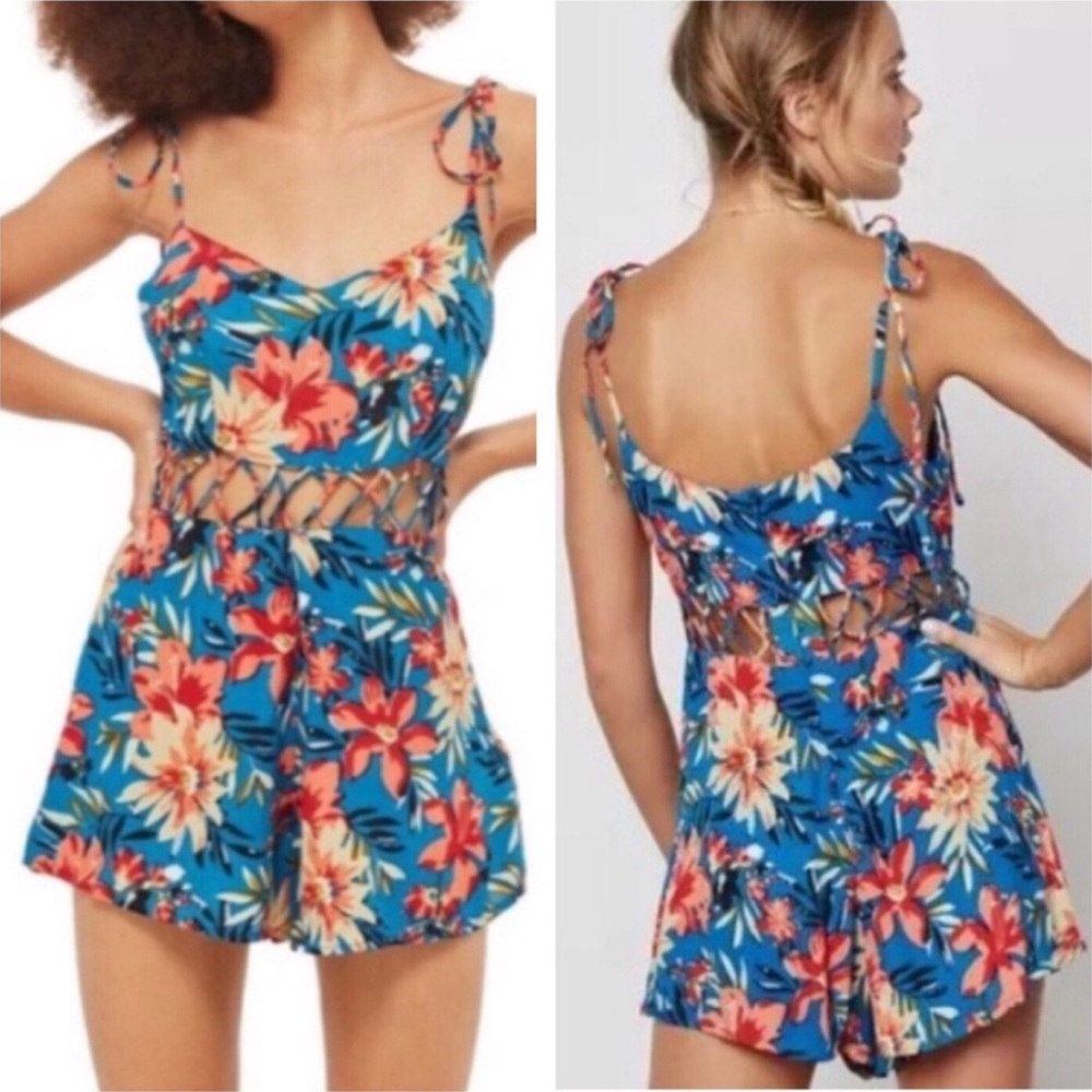 Topshop Floral Romper